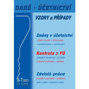 Daně, účetnictví, vzory a případy 6-7/2021 - Eva Dandová