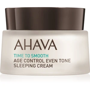 Ahava Time To Smooth rozjasňujúci nočný krém proti prvým známkam starnutia pleti 50 ml