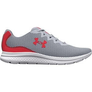 Under Armour UA Charged Impulse 3 Running Shoes Mod Gray/Radio Red 42