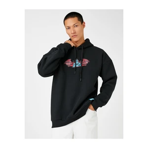 Koton Sweatshirt - Black - Relaxed