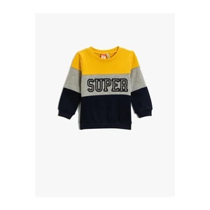 Koton Boys' Printed Sweatshirt Cotton