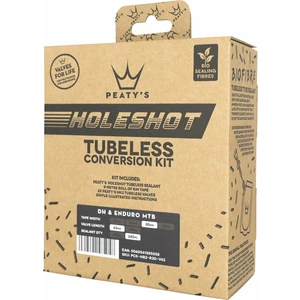 Peaty's Holeshot Tubeless Conversion Kit Enduro/DH - 30mm Tape/42mm Valves/2X Sealant Pouch 120ml
