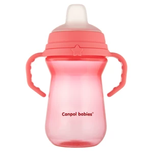 canpol babies FirstCup 250 ml hrnček Pink 6+m 250 ml