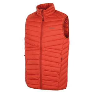 Men's down vest HUSKY Dresles M brick orange