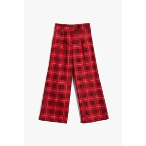 Koton Pants - Red - Wide leg