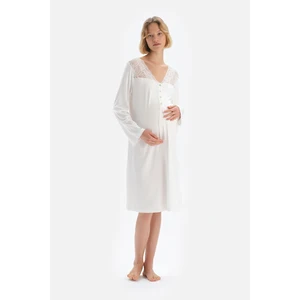 Dagi Maternity Two-Piece Set - Ecru - Relaxed fit