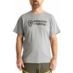 Adventer & fishing Angelshirt Short Sleeve T-shirt Titanium M