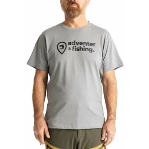 Adventer & fishing Tee Shirt Short Sleeve T-shirt Titanium M