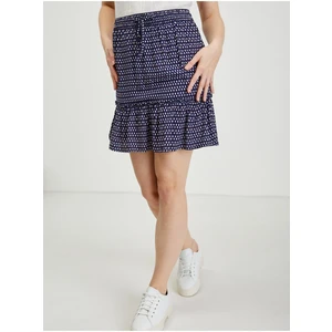 Dark blue lady patterned skirt ORSAY - Ladies