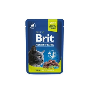 Brit Premium cat 100 g kapsa Steril s jahňacím mäsom v omáčke - 100g