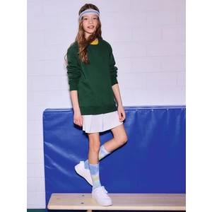 Green children's sweatshirt Raglan - Authentic Russell