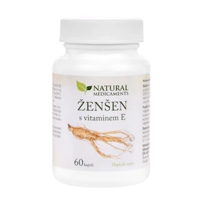 Natural Medicaments Ženšen + vitamín E 60 kapslúl