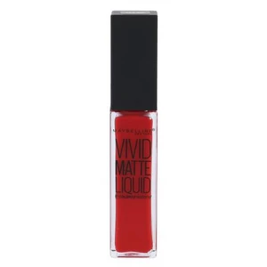 Maybelline Color Sensational Vivid Matte Liquid 8 ml rtěnka pro ženy 35 Rebel Red tekutá rtěnka