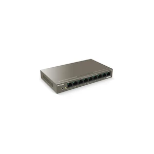 Tenda TEG1109P-8-102W PoE AT switch 8x PoE 802.3af/at + 1x Uplink, 9x 1 Gb/s, PoE 102W, fanless