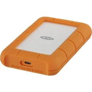 Externý pevný disk 6,35 cm (2,5") LaCie Rugged Secure, 2 TB, USB-C™, strieborná, oranžová
