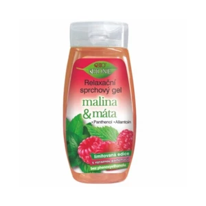 Bione Cosmetics Relaxační sprchový gel Malina & Máta  260 ml