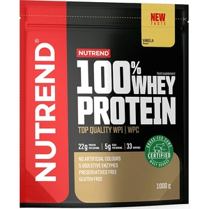 Práškový koncentrát Nutrend 100% WHEY Protein 1000g  vanilka