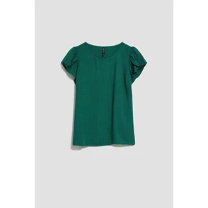 WOMEN'S SHIRT L-KO-4024 PALM LEAF