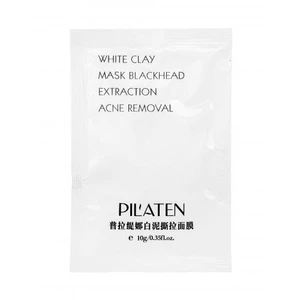 Pilaten White Clay 10 g pleťová maska pre ženy na veľmi suchú pleť; na problematickú pleť s akné
