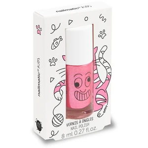 Nailmatic Kids lak na nehty pro děti odstín Kitty - candy pink glitter 8 ml