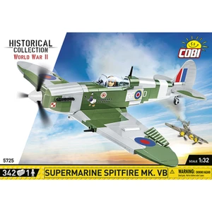 Cobi 5725 II. svetová vojna britské stíhacie lietadlo Supermarine Spitfire MK.VB