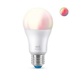 Inteligentná žiarovka WiZ Colors 8W E27 A60 (8718699787059) inteligentná LED žiarovka • spotreba 8 W • náhrada za 41 W až 60 W žiarovky • tvar: klasik