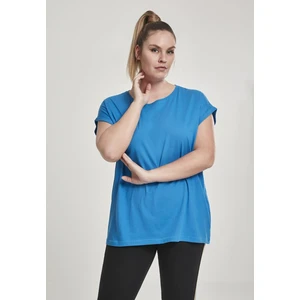 Ladies Extended Shoulder Tee hawaiianblue