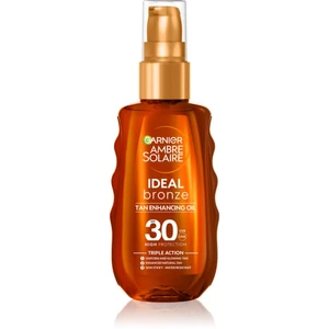 Garnier Ambre Solaire Ideal Bronze pečující a opalovací olej SPF 30 150 ml