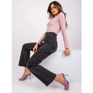High-waisted black jeans for women from Jessa