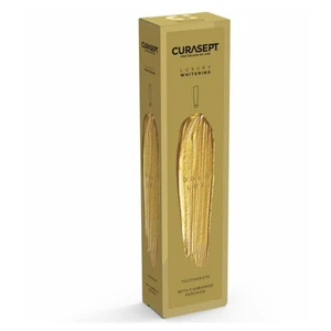 Curasept Gold Lux Toothpaste bělicí zubní pasta s aktivním uhlím