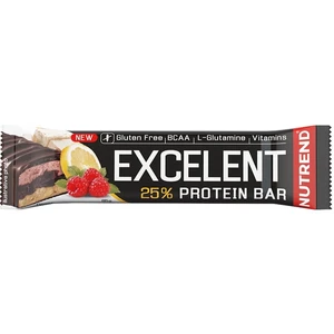 Nutrend Excelent Bar Double 85 g variant: citrón - tvaroh - malina