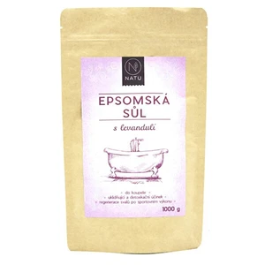Natu Epsomská sůl s levandulí 1000 g