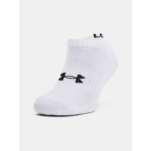 Under Armour Ponožky Core No Show 3Pk-WHT