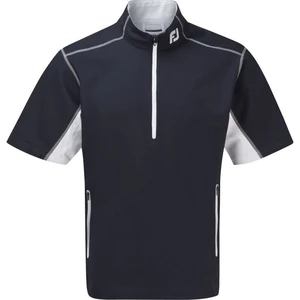Footjoy Half-Zip Short Sleeve Windshirt Mens Jacket Navy/White XL
