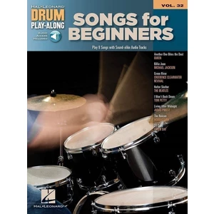 Hal Leonard Songs for Beginners Drums Music Book