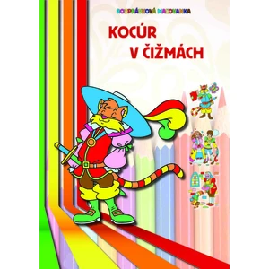 Rozprávková maľovanka Kocúr v čižmách [Papírenské zboží]