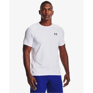 Under Armour T-shirt HG Armour Fitted SS-WHT