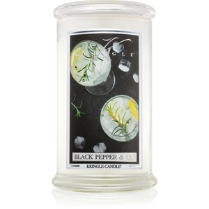 Kringle Candle Black Pepper & Gin vonná sviečka 624 g