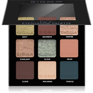 Sigma Beauty Eyeshadow Palette Ivy paleta očních stínů 9 g