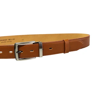 Penny Belts Pánský kožený společenský opasek 35-020-2-42 Hnědý 120 cm