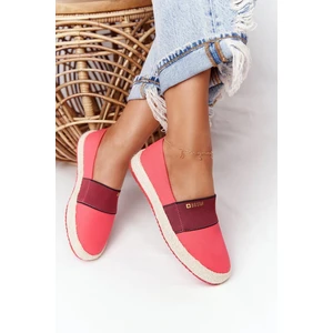 Espadrilles na plecionej jedynce Big Star HH274478 Czerwony