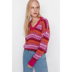 Trendyol Sweater - Pink - Regular fit