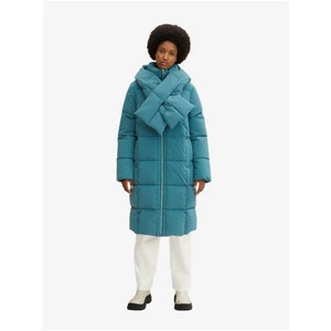 Turquoise Women's Winter Quilted Coat Tom Tailor - Women