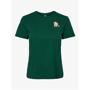 Green Women's Christmas T-Shirt ONLY Disney - Women