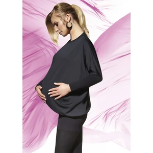 Bas Bleu EMI maternity tunic black in elastic material