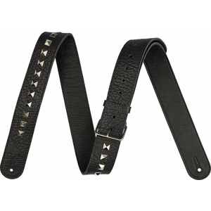 Jackson Metal Stud Leather Ledergurte für Gitarren Black