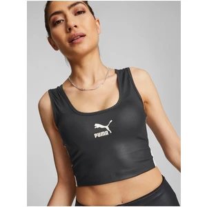 Černý sportovní crop top Puma - Dámské