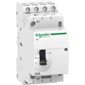 Instalační stykač Schneider Acti9 ICT 25A 4NO 230V A9C21834 s manuálním ovládáním