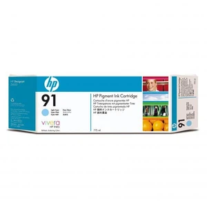 HP 91 C9470A světlé azúrová (light cyan) originálna cartridge