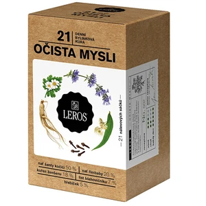 LEROS Očista mysli bylinková kúra 21 sáčků